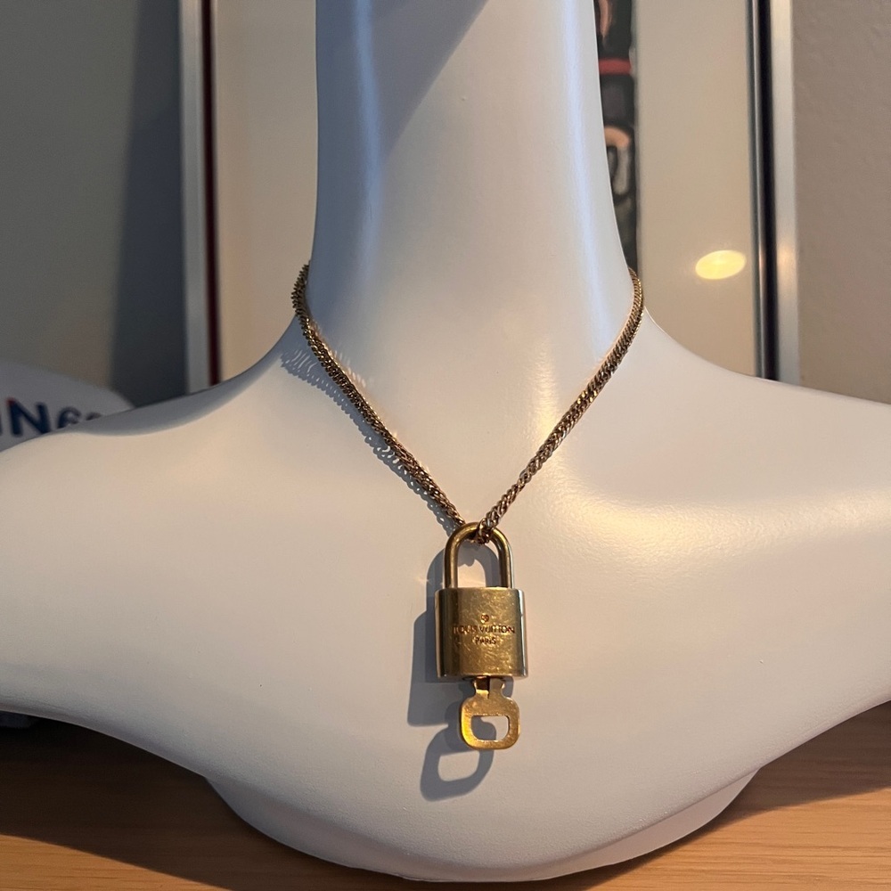 Louis Vuitton Necklace with Lock and Key Lock #309 - Picture 3 of 10